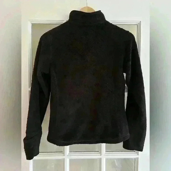 The North Face women’s Fuzzy Quarter Zip Jacket Black Size XS - Picture 2 of 6